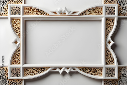 Ramadan Frame Border, Islamic Border Frame Copy Space Area