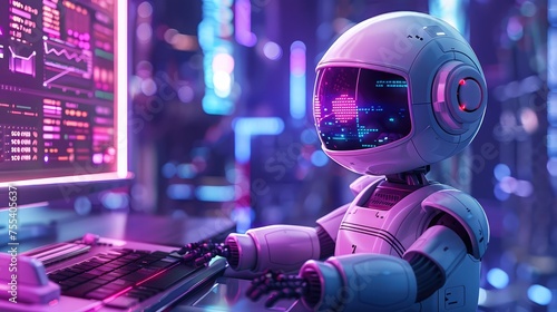 Robo Advisors, Depict automated investment platforms that use algorithms to manage portfolios and provide personalized investment advice