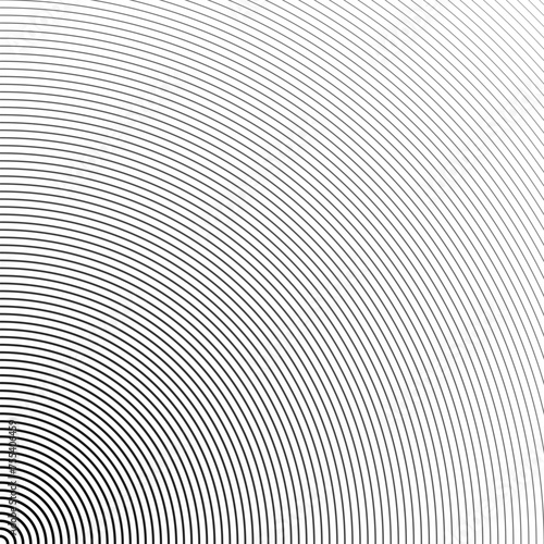 Abstract concentric circle background. line pattern design. Monochrome graphic. Circle for sound waves. vector illustration