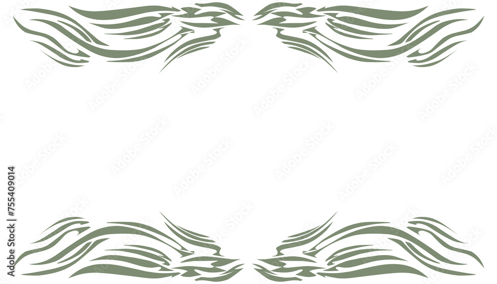 Fototapeta premium Abstract background with watercress colors