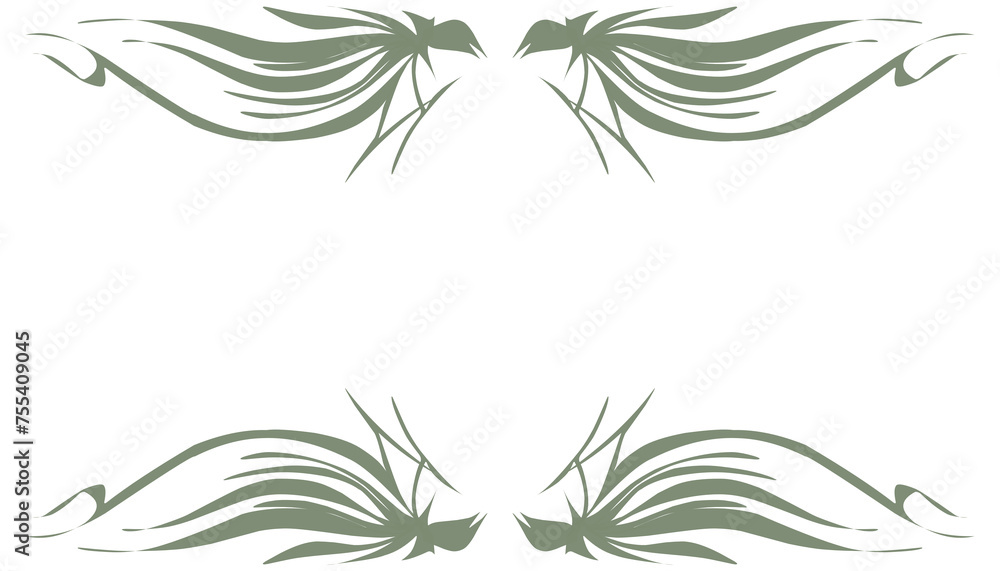 Fototapeta premium Abstract background with watercress colors