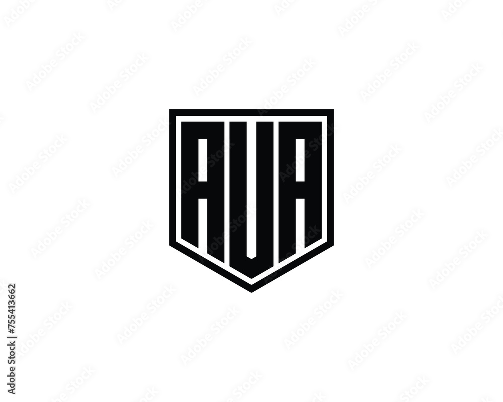 AUA Logo design vector template AUA Logo design vector template