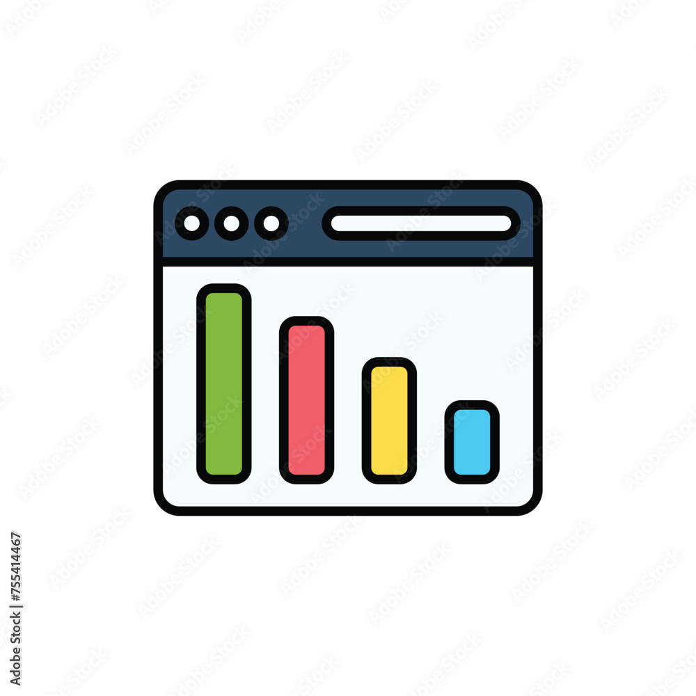 Webpage icon design with white background stock illustration Webpage icon design with white background stock illustration