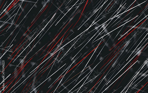 Black, white and red lines. abstract motion neon light texture background © MAJGraphics