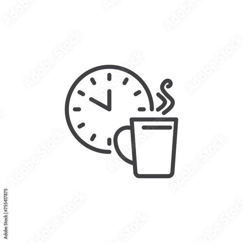 Coffee Break line icon