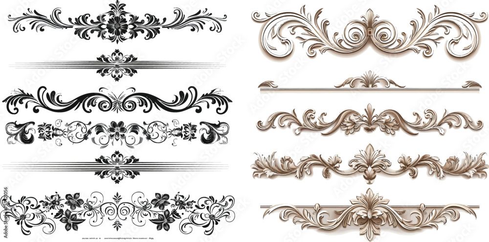 Page divider and design elements (set 4) Page divider and design elements (set 4)