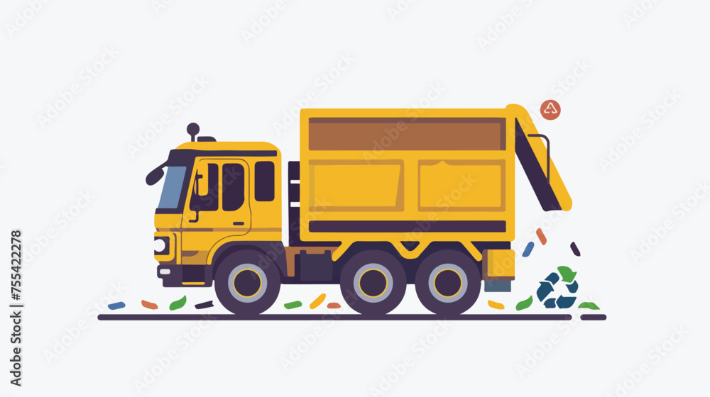 Waste Management services icon vector flat vector isolated