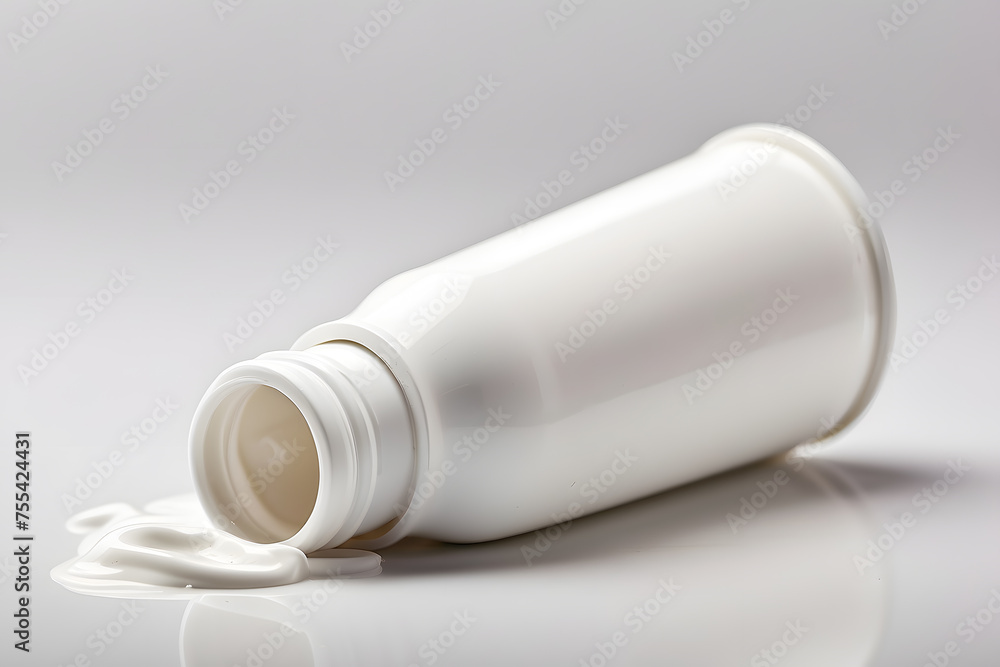 close-up of the used empty tube with opened white cap, mock-up template for toothpaste, cream, gel or shampoo, blank package isolated on white background, medicine or cosmetics concept close-up of the used empty tube with opened white cap, mock-up template for toothpaste, cream, gel or shampoo, blank package isolated on white background, medicine or cosmetics concept