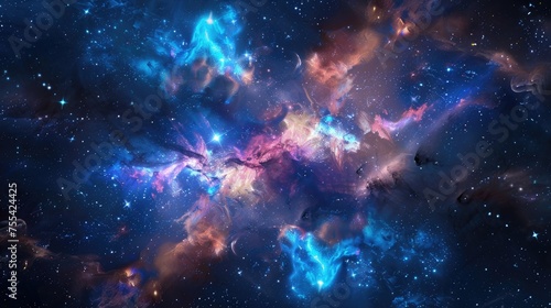 Cryptic space cosmic background