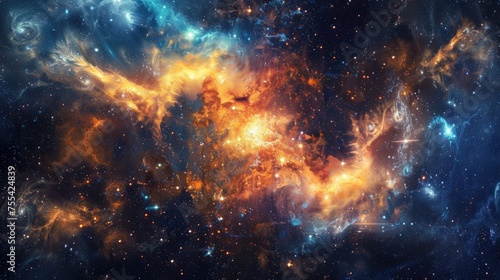 mysterious space cosmic background