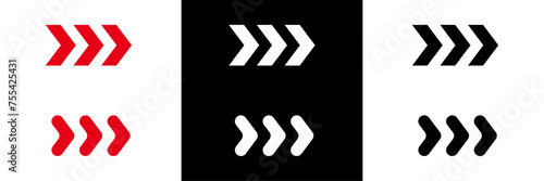 Simple style arrow swipe icon, Arrows symbol signs. Vector illustration.