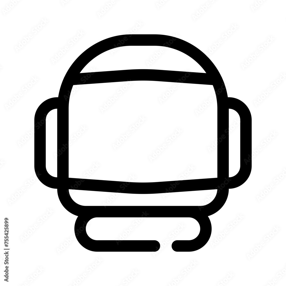 astronaut line icon astronaut line icon