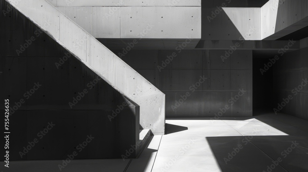 A minimalist composition of geometric shapes and shadows, background
A minimalist composition of geometric shapes and shadows, background