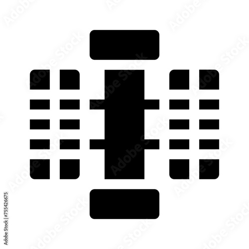 hubble glyph icon