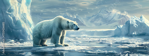 Frozen Majesty: The Polar Bear's Realm