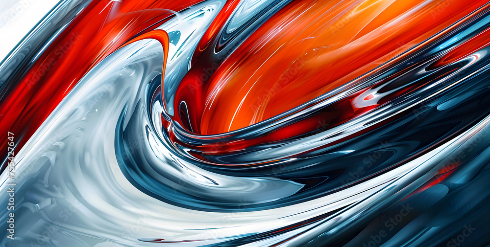 A colorful abstract painting with a metallic texture. The painting is full of curves and lines, and the colors are bright and bold. The overall mood of the painting is energetic and dynamic A colorful abstract painting with a metallic texture. The painting is full of curves and lines, and the colors are bright and bold. The overall mood of the painting is energetic and dynamic