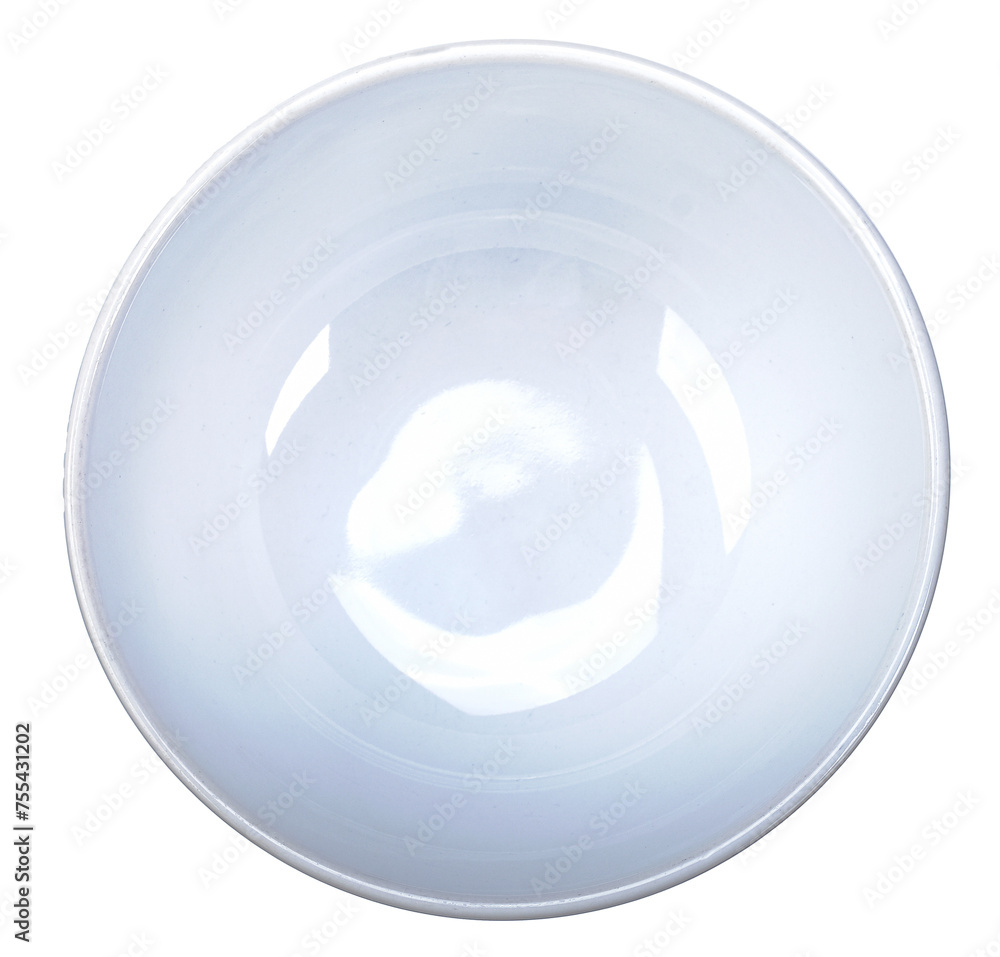 White bowl isolated on white background White bowl isolated on white background