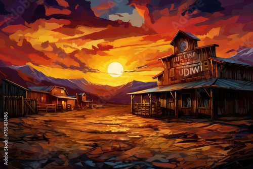 Wild West Saloon Rumble: Sunset Showdown Explored