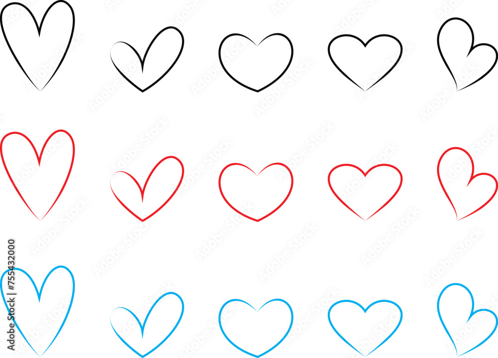 Heart SVG Bundle, Valentine Heart Svg, Sketch Svg, Love Svg, Heart Shape Svg, Hand Drawn Heart Svg, Doodle Heart Svg, Hearts In Heart Svg 