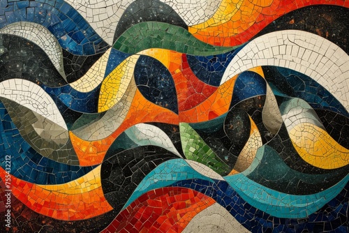 Abstract Mosaic Dreamscape