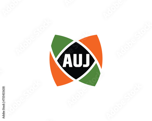 Free Download AUJ Logo design vector template - GFXLoad