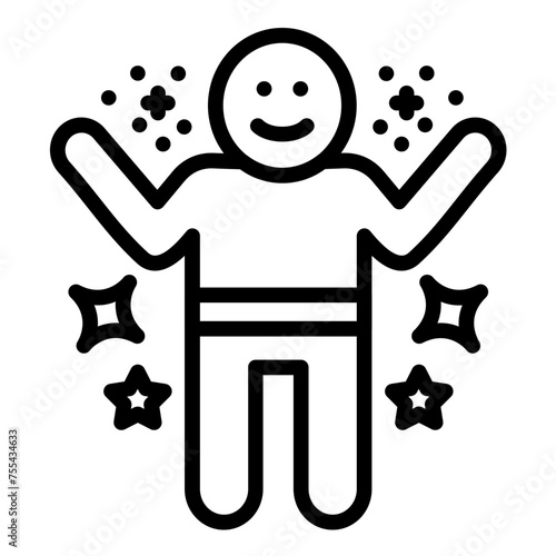 Vector Design Jubilant Icon Style