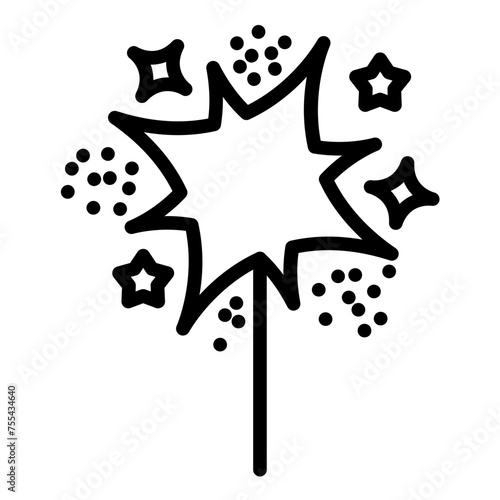 Vector Design Sparkling Icon Style