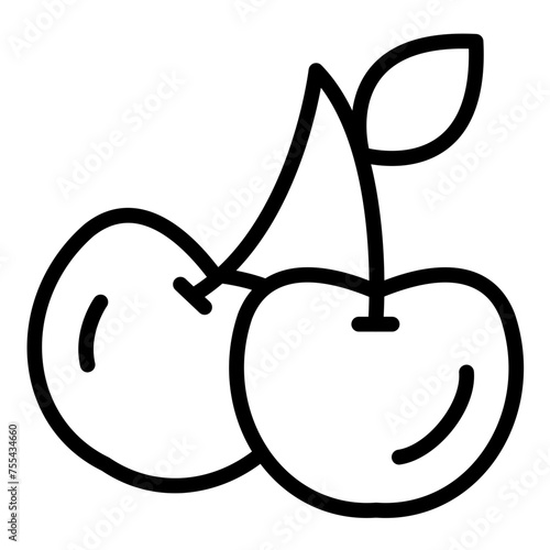 Vector Design Cheery Icon Style