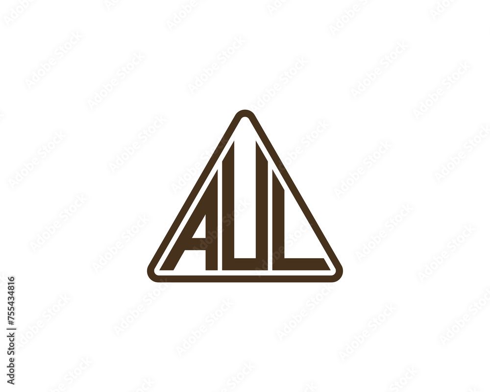 AUL Logo design vector template AUL Logo design vector template