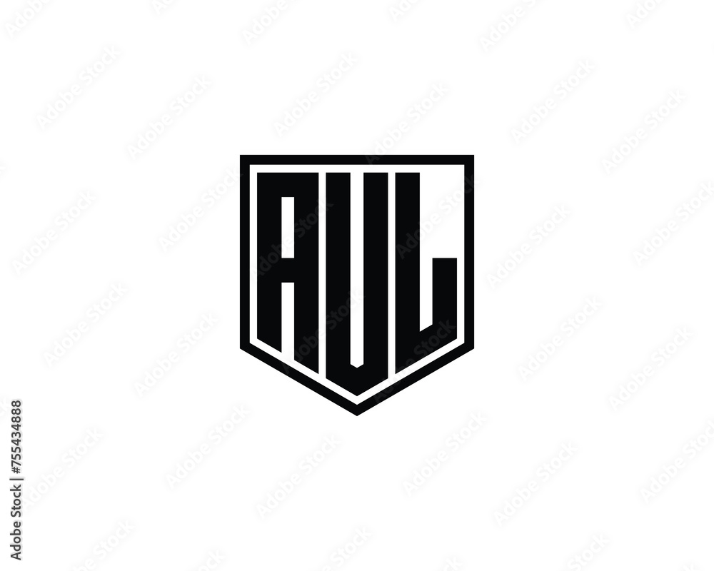 AUL Logo design vector template AUL Logo design vector template
