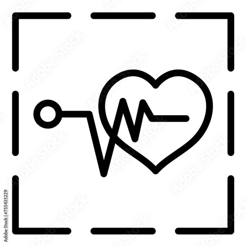 Vector Design Pulsating Icon Style