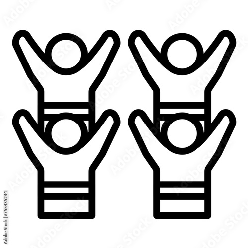 Vector Design Commotion Icon Style