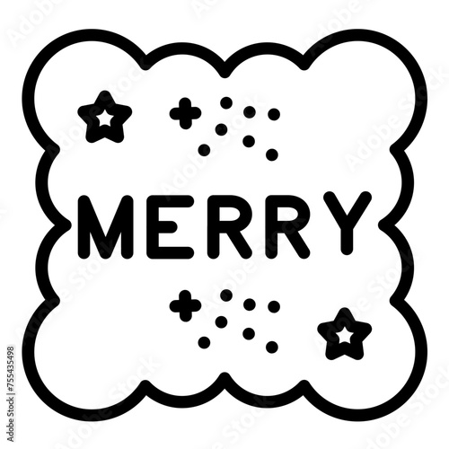 Vector Design Merrily Icon Style