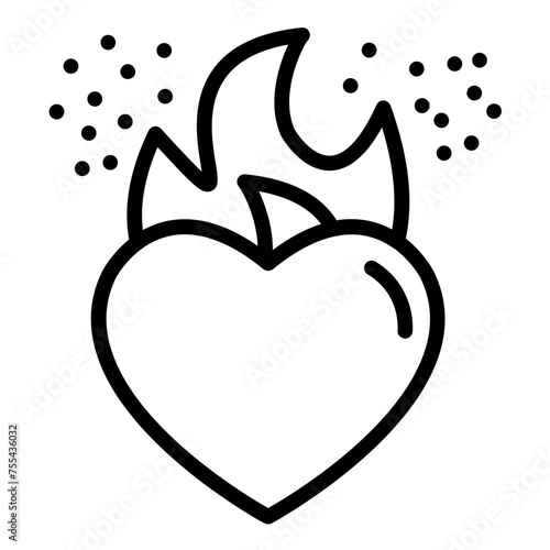 Vector Design Passionate Icon Style