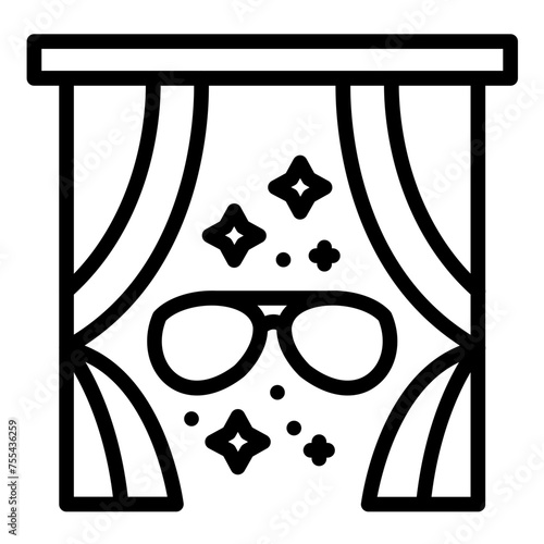 Vector Design Spectacle Icon Style