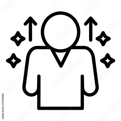 Vector Design Thrive Icon Style