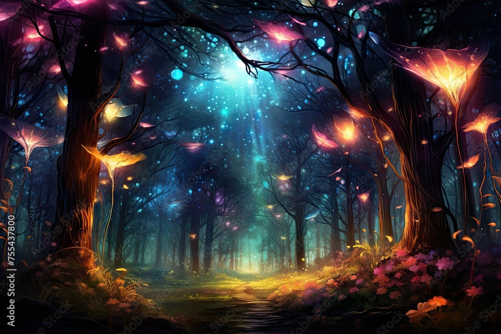 Whispering Fireflies: Dreamscape in the Grove