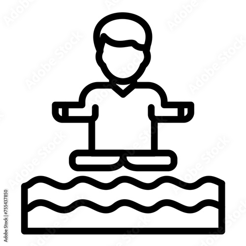 Vector Design Bliss Wave Icon Style