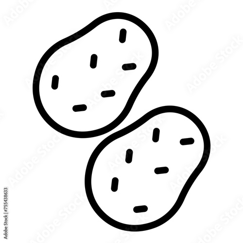 Vector Design Potato Icon Style