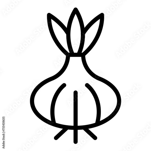 Vector Design Onion Icon Style