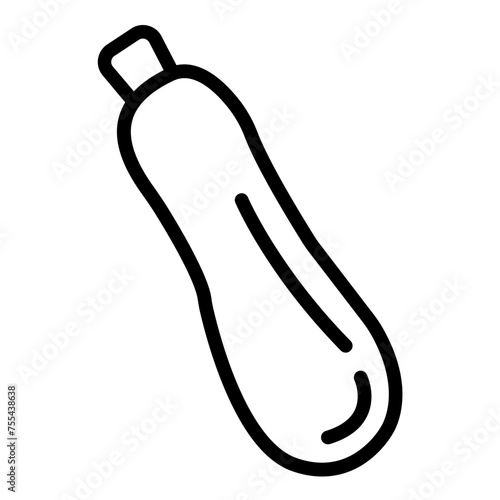 Vector Design Zucchini Icon Style
