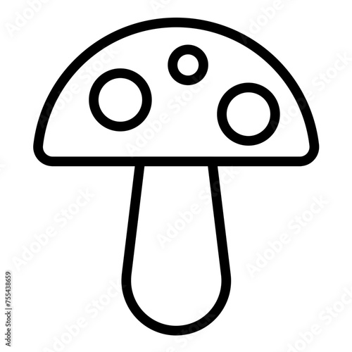 Vector Design Mushroom Icon Style