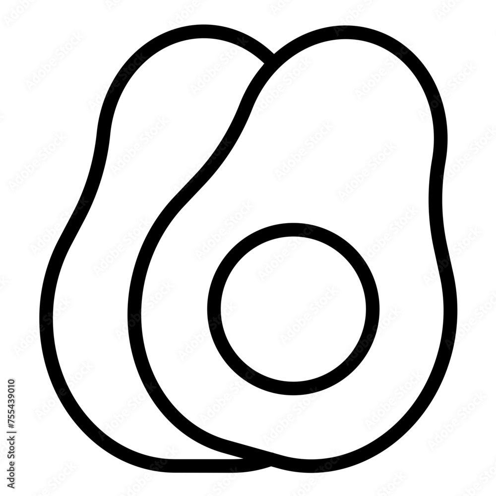 Vector Design Avocado Oil Icon Style Vector Design Avocado Oil Icon Style