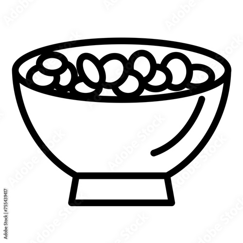 Vector Design Muesli Icon Style