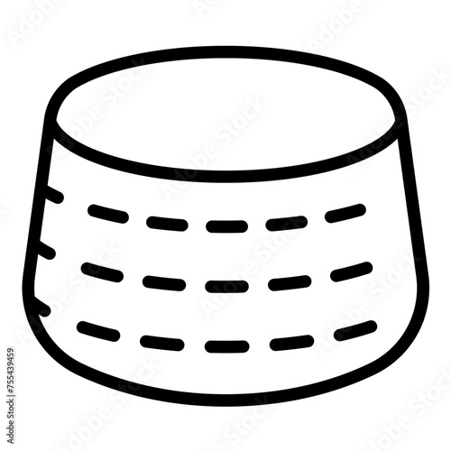 Vector Design Ricotta Icon Style