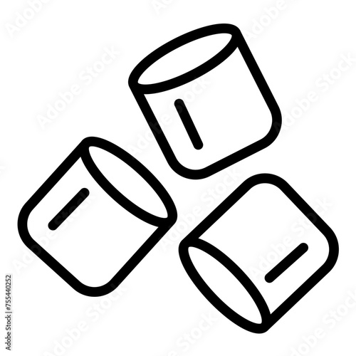 Vector Design Marshmallow Meadow Icon Style