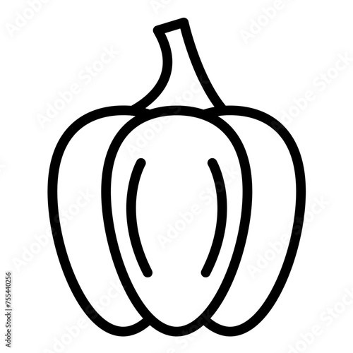 Vector Design Paprika Pleasure Icon Style