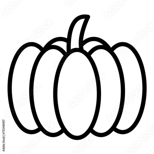 Vector Design Pumpkin Perk Icon Style