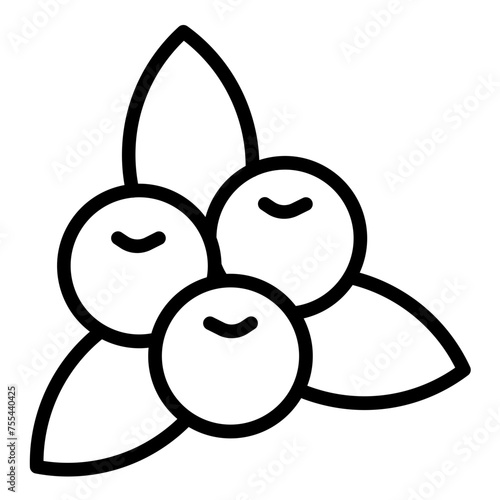 Vector Design Cranberry Craze Icon Style