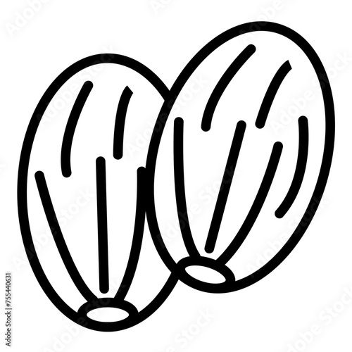 Vector Design Nutmeg Nirvana Icon Style